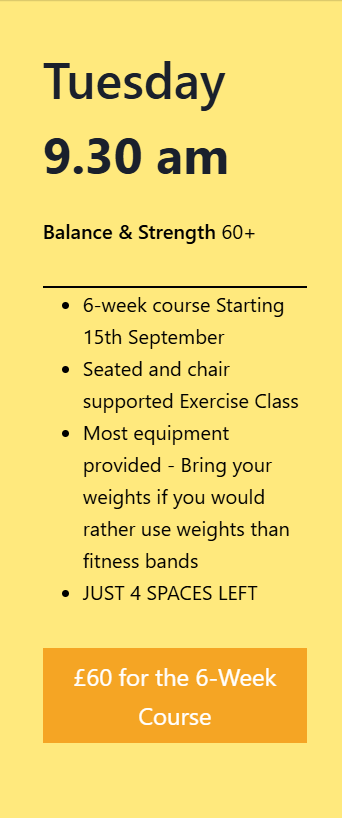 Tuesday Balance & Strength